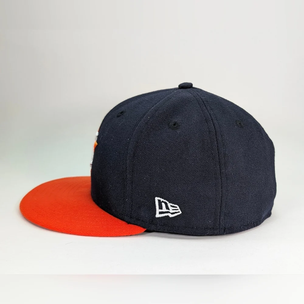 Houston Astros New Era 59fifty Fitted Cap Size 7‎ 3/8 MLB Auth. Collection